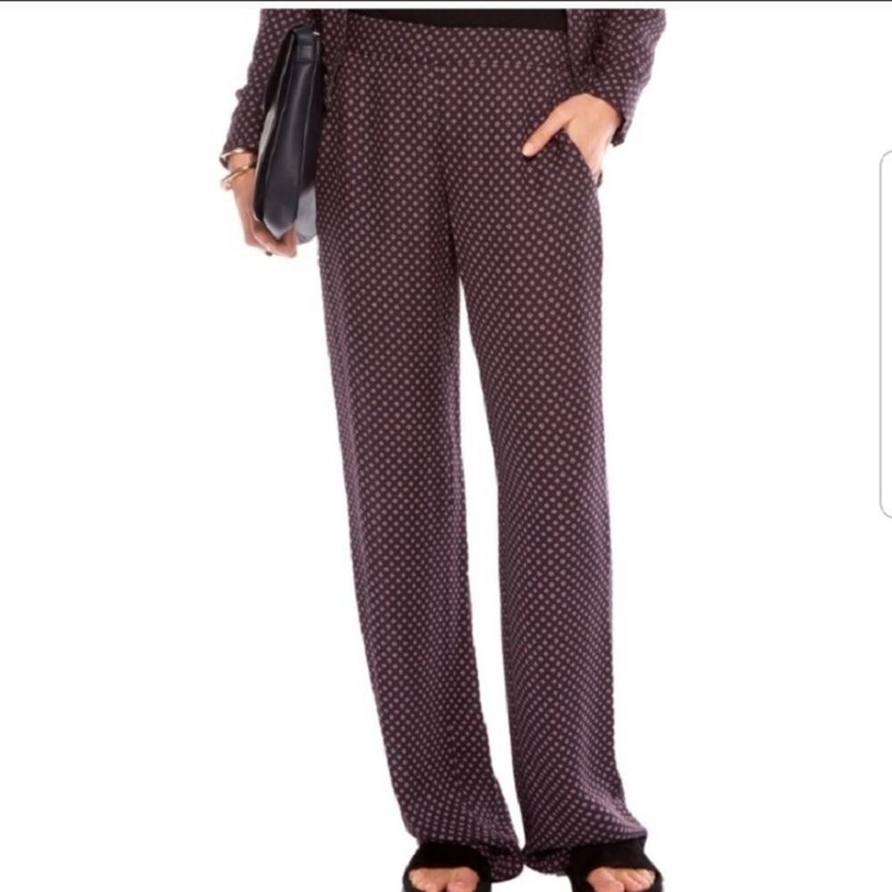 NWT Theory mitrana perennial print silk pants